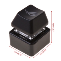 1 Pc RGB LED mechaniczna klawiatura brelok do kluczy z latarką podświetlany do przełączników klawiatury zestaw testowy 6